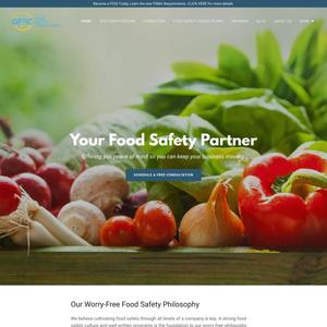 Global Food Safety Consultants Website